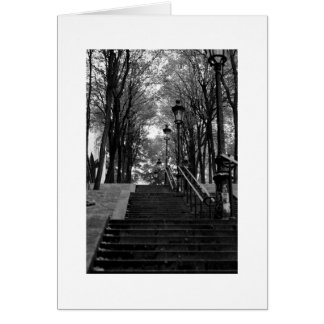 Montmartre Staircase Hälsningskort