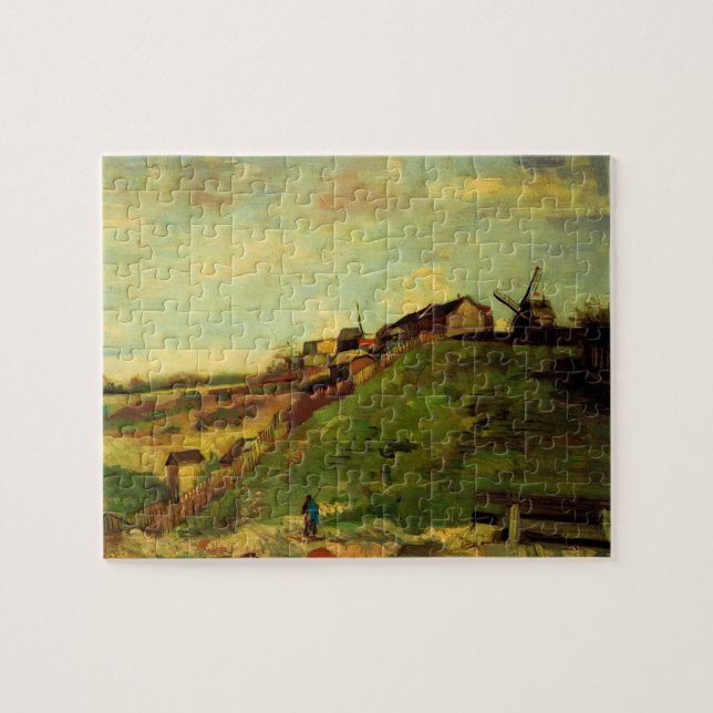 Montmartre: Stenbrott, kvarnarna av Vincent van Go Pussel (Horisontell)