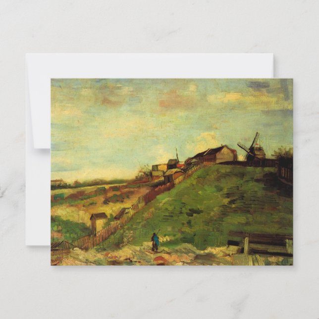 Montmartre: Stenkross, kvarnen av Vincent van Gogh (Framsida)