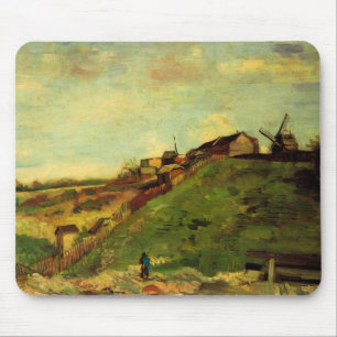 Montmartre: Stenkross, kvarnen av Vincent van Gogh Musmatta