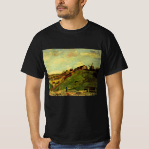 Montmartre: Stenkross, kvarnen av Vincent van Gogh T Shirt
