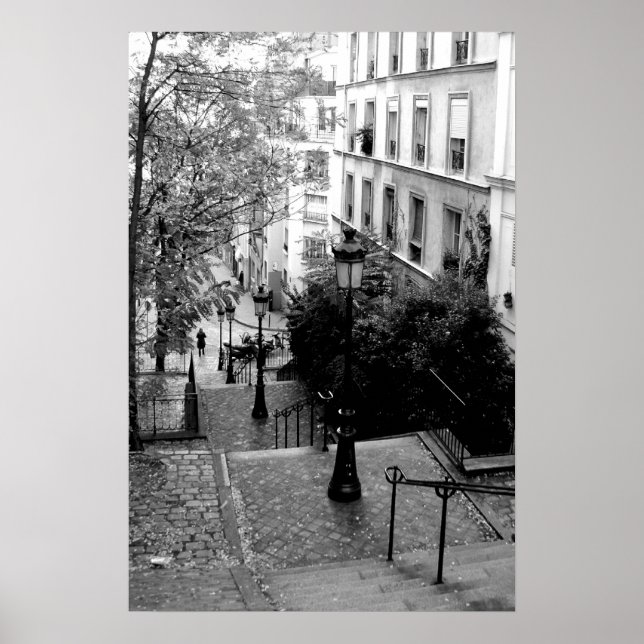 Montmartre Steps Poster (Framsidan)