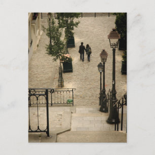 Montmartre Steps-vykort Vykort