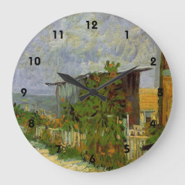 Montmartre stig med solrosor av Van Gogh. Stor Klocka