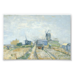 Montmartre: windmills och odlingslottar fototryck