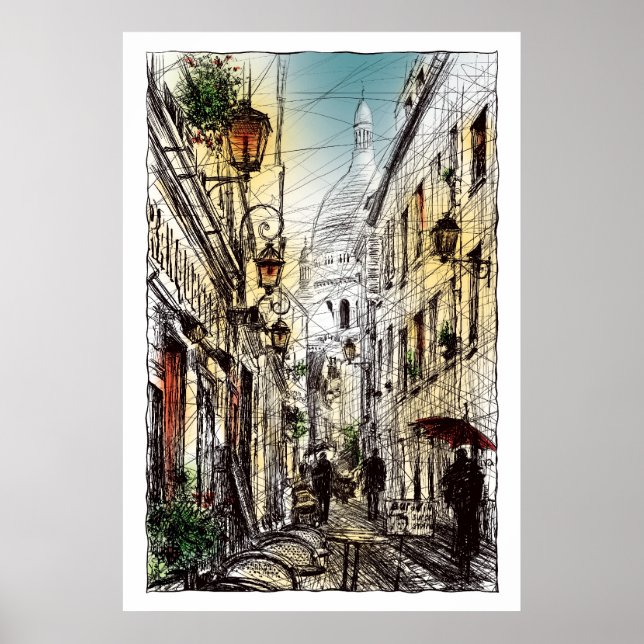 Montmartre XI Poster (Framsidan)