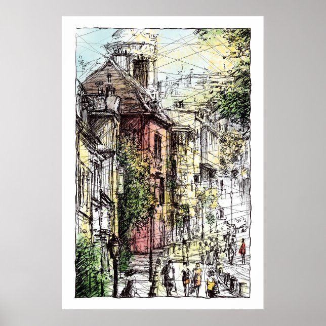 Montmartre XV Poster (Framsidan)