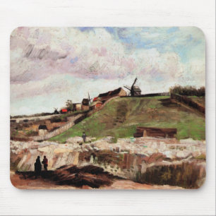 Montmartrebacken med stenbrott av Vincent van Gogh Musmatta