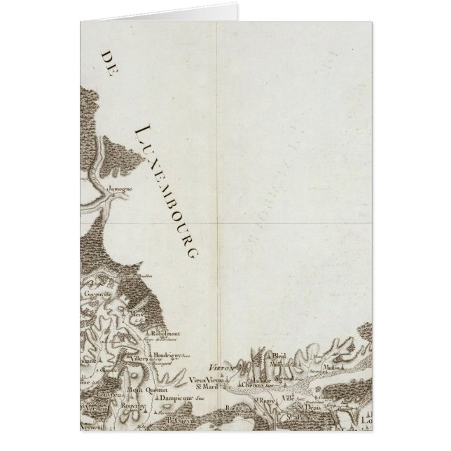 Montmedy, Longwy, Bouillon Hälsningskort (Framsidan)