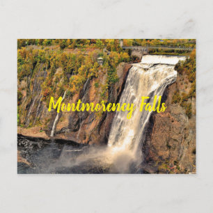 Montmorency Falls Kanada stilized Vykort