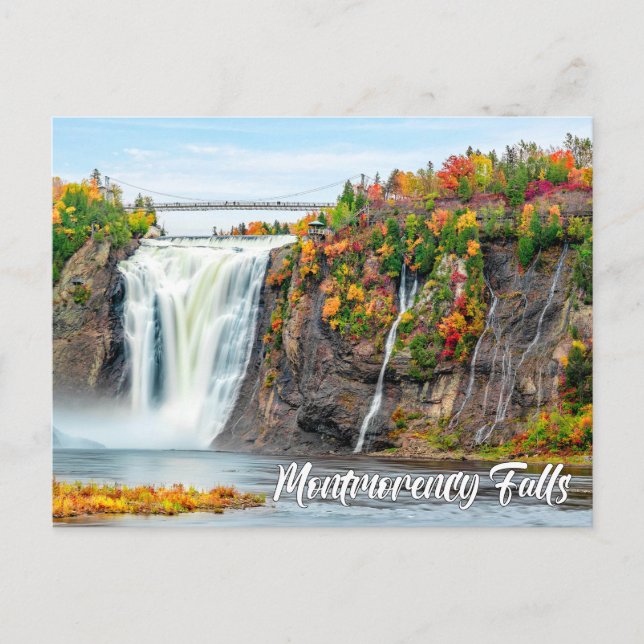 Montmorencyfallen, Québec, Kanada Vykort (Framsida)