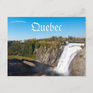 Montmorencyfallen Québec Kanada Vykort