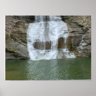 MonTourFalls Finger Sjöar New York Poster