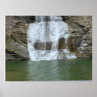 MonTourFalls Finger Sjöar New York Poster