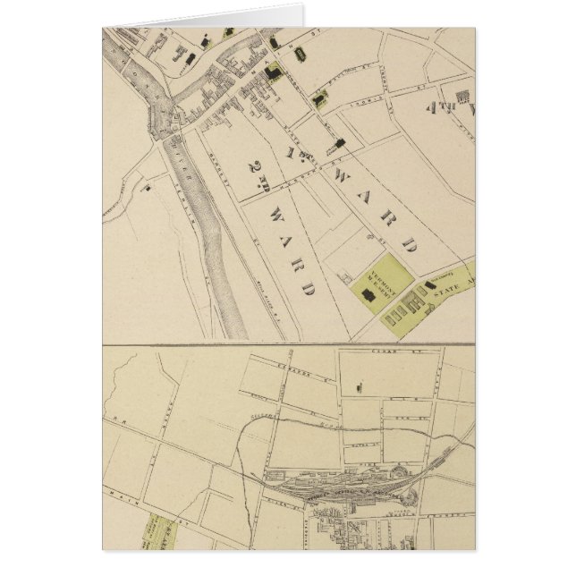 Montpelier och St Albans Hälsningskort (Framsidan)