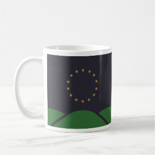 Montpelier, Vermont Kaffe kopp med flagga