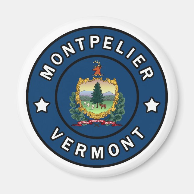 Montpelier Vermont Magnet (Framsidan)