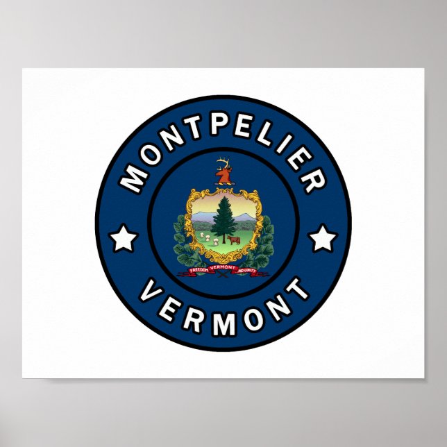 Montpelier Vermont Poster (Framsidan)