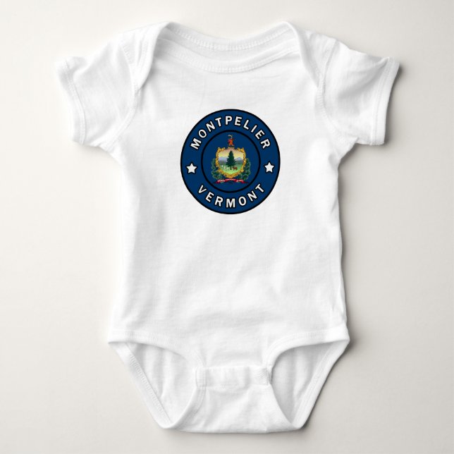 Montpelier Vermont T Shirt (Framsida)