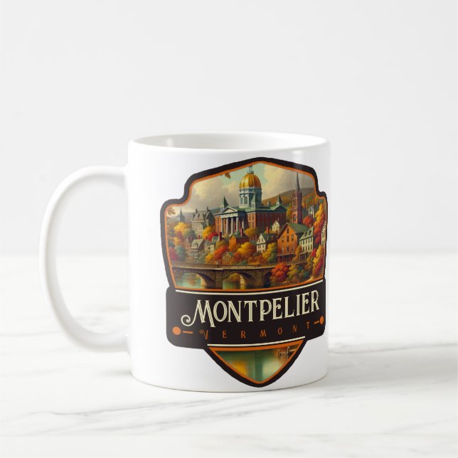 Montpelier Vermont | VINTAGE Kaffemugg (Vänster)