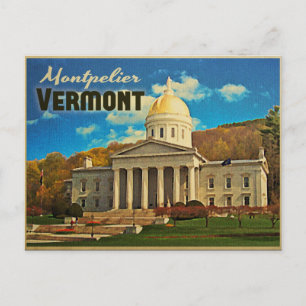 Montpelier Vermont Vykort