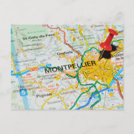 Montpellier, Frankrike Vykort