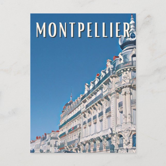 Montpellier Photo Vintage  Vykort (Framsida)