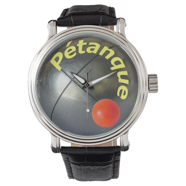 Montre de Petanque Armbandsur (Framsida)