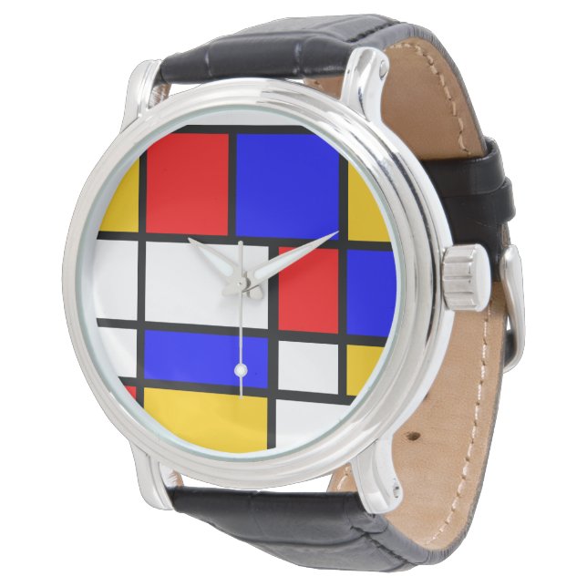 Montre de style Mondrian Armbandsur (Vinklad)