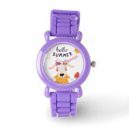 Montre Enfant Hello Summer Paillettes rouges Armbandsur