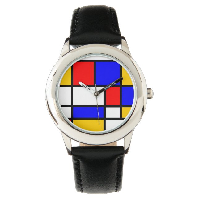 Montre Mondrian Armbandsur (Framsida)