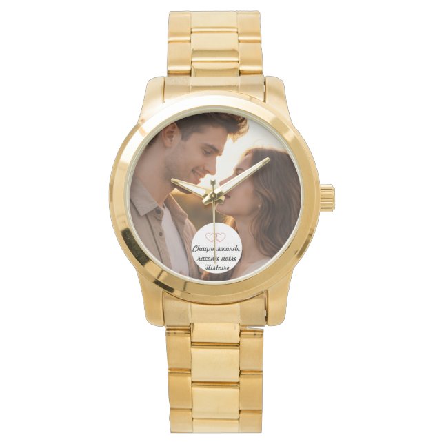 Montre personnalisée avec photo armbandsur (Framsida)