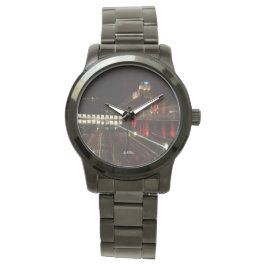 Montre photo abstraite, building armbandsur