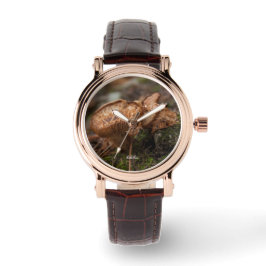 Montre, photo de champignons armbandsur
