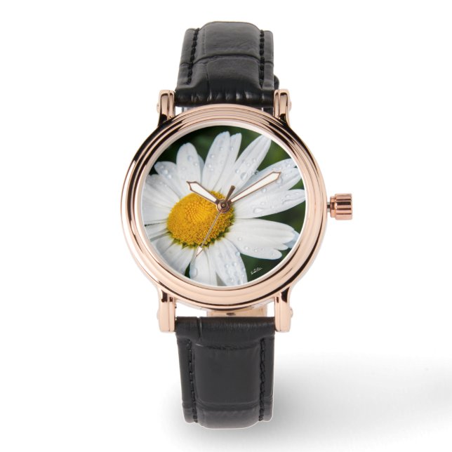 Montre photo marguerite armbandsur (Framsida)