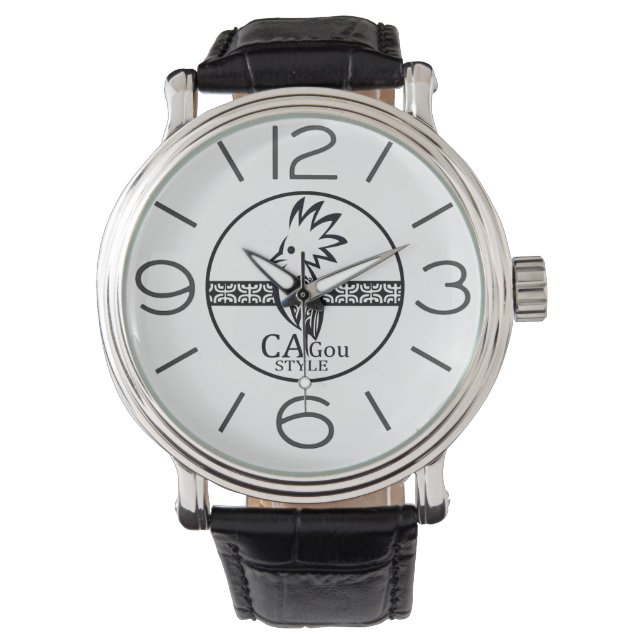 Montre pour homme. Cagou Style. Armbandsur (Framsida)