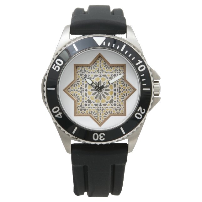 MONTRE ZELLIGE MAROCAIN ARMBANDSUR (Framsida)