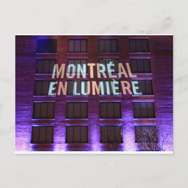 Montrea, Kanada Vykort (Framsida)