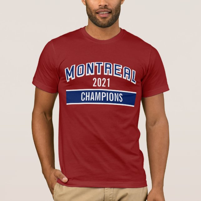 Montreal 2021 Champions T-shirt (Framsida)