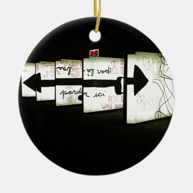 Montreal Art Julgransprydnad Keramik (Framsidan)