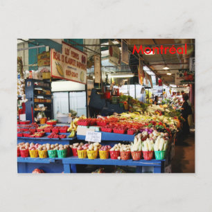 Montreal Atwater-marknadskort Vykort