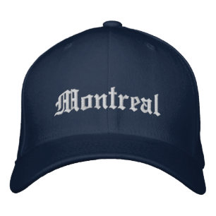 Montreal Basebollmössa Broderad Keps