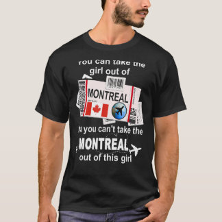 Montreal Boarding Pass Montreal Girl Montreal T Shirt