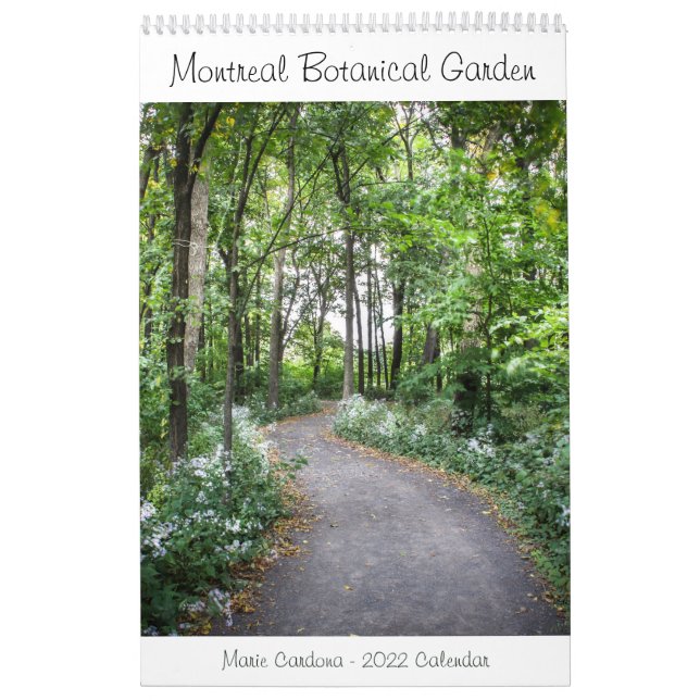 Montreal Botanical Garden - 2022-kalender Kalender (Omslag)