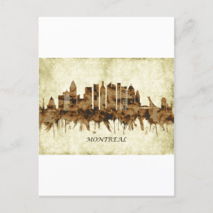 Montreal Canada Cityscape Helg Vykort