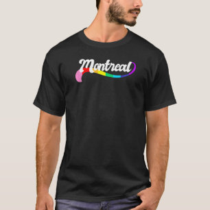 MONTREAL CANADA Gay pride Proud Asian LGBTQ Rainbo T Shirt