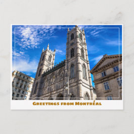 Montréal Canada Notre Dame Cathedral Modern Vykort