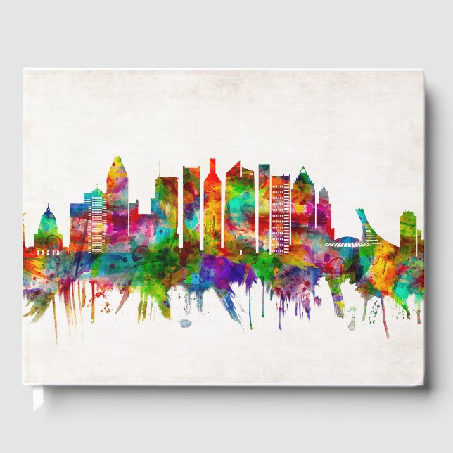 Montreal Canada Skyline Gästböcker (Framsida)