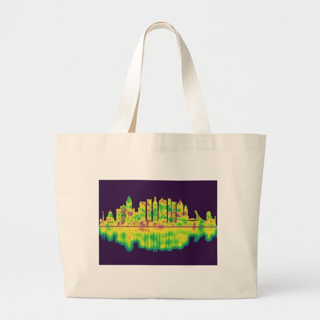 Montreal Canada Skyline Jumbo Tygkasse (Framsidan)