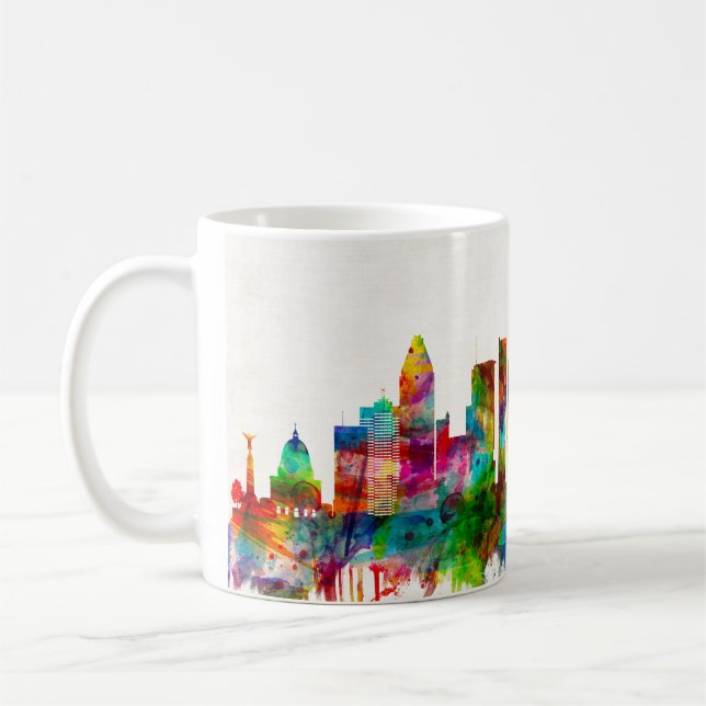 Montreal Canada Skyline Kaffemugg (Vänster)